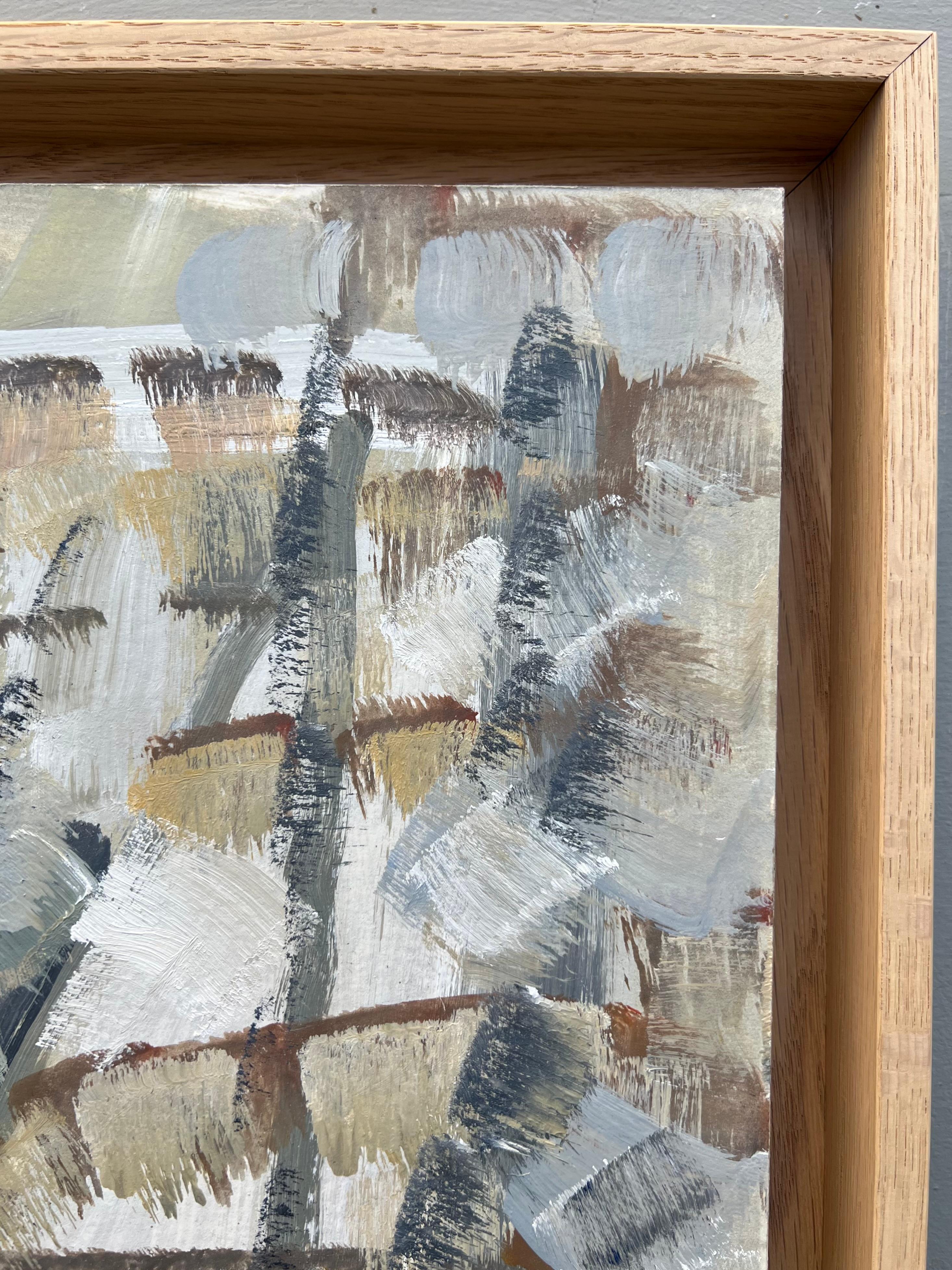 Composizione astratta, pittura a olio di Pierre Coquet in vendita 4