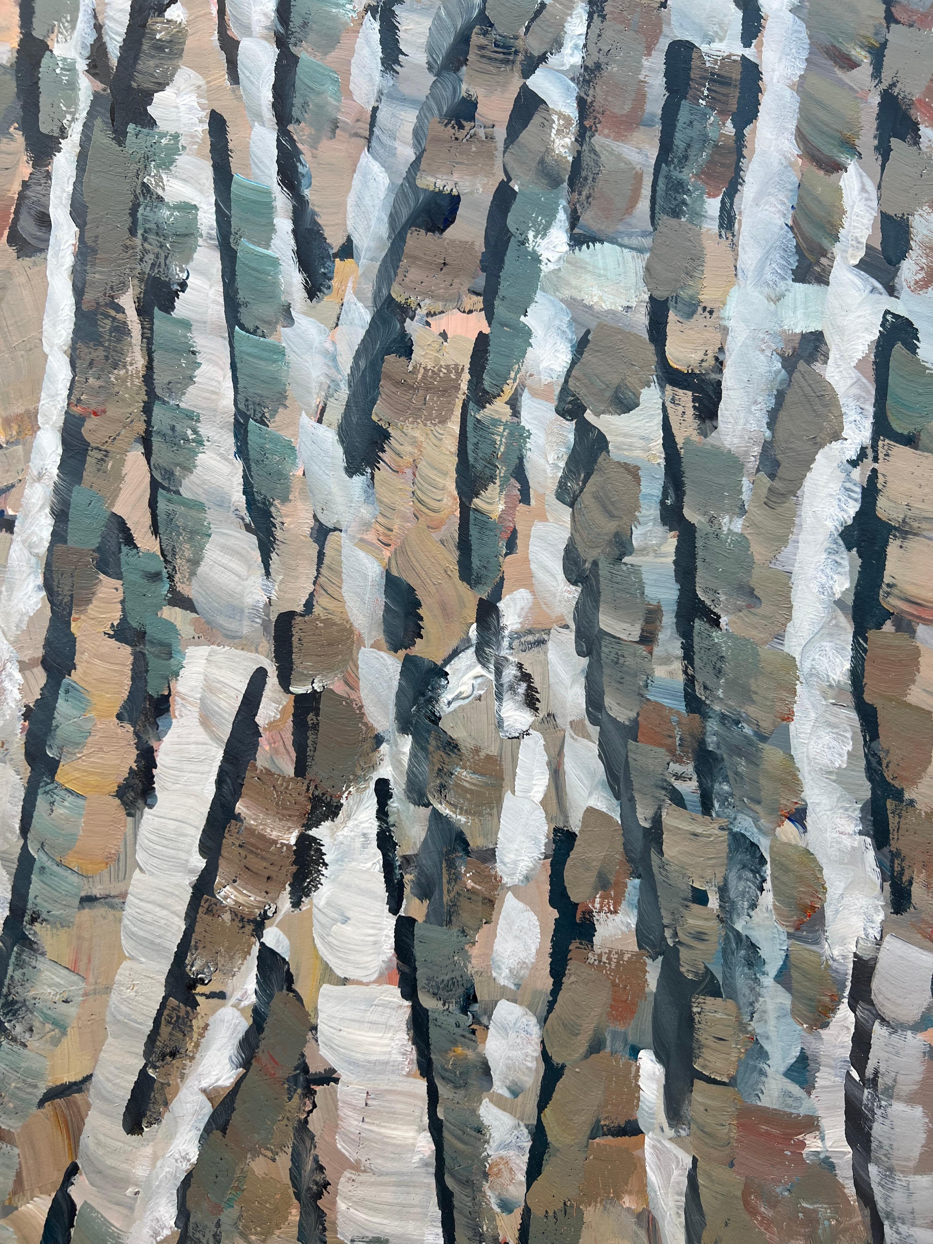 Composizione astratta, pittura a olio di Pierre Coquet in vendita 6