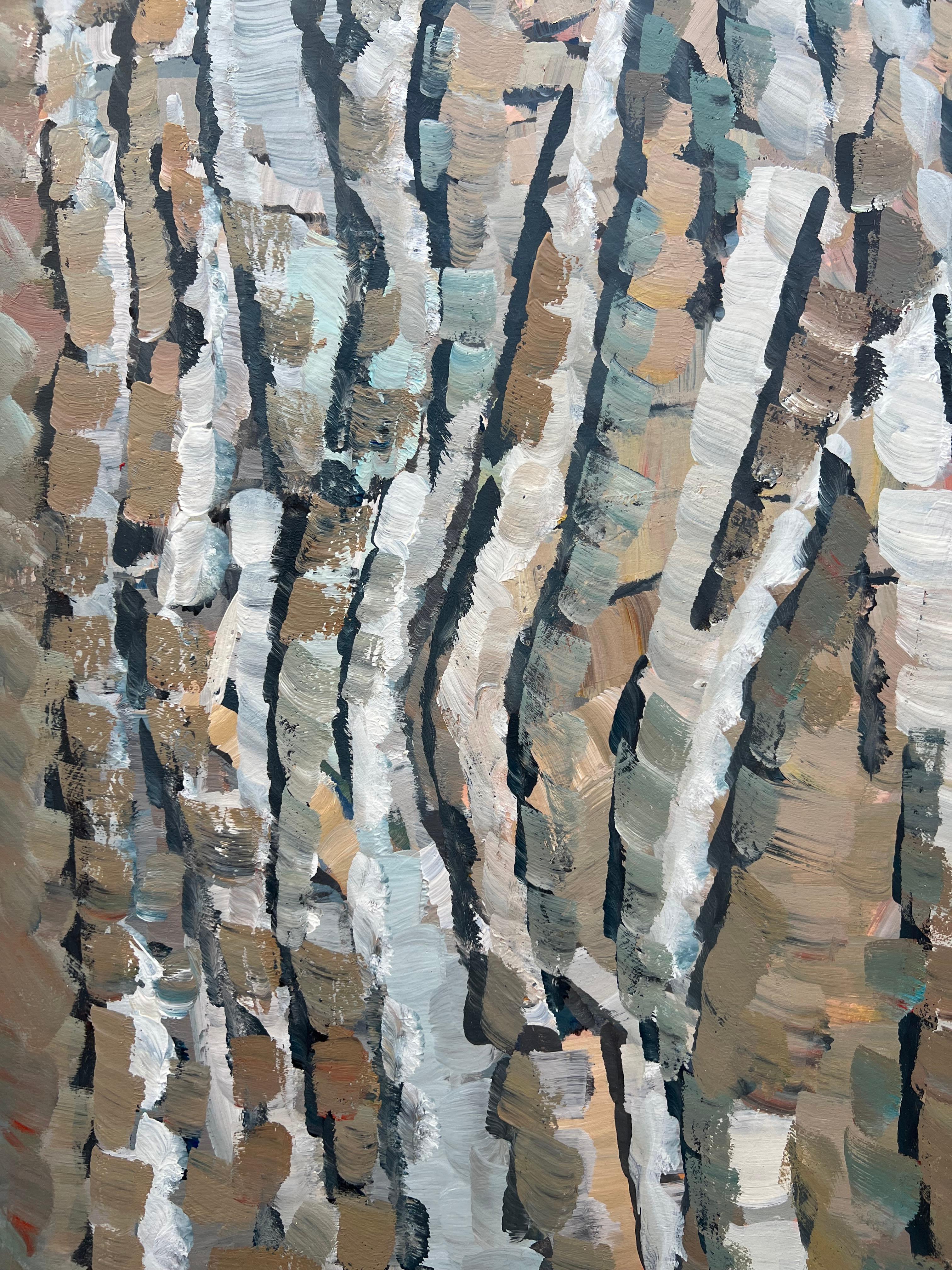 Composizione astratta, pittura a olio di Pierre Coquet in vendita 7
