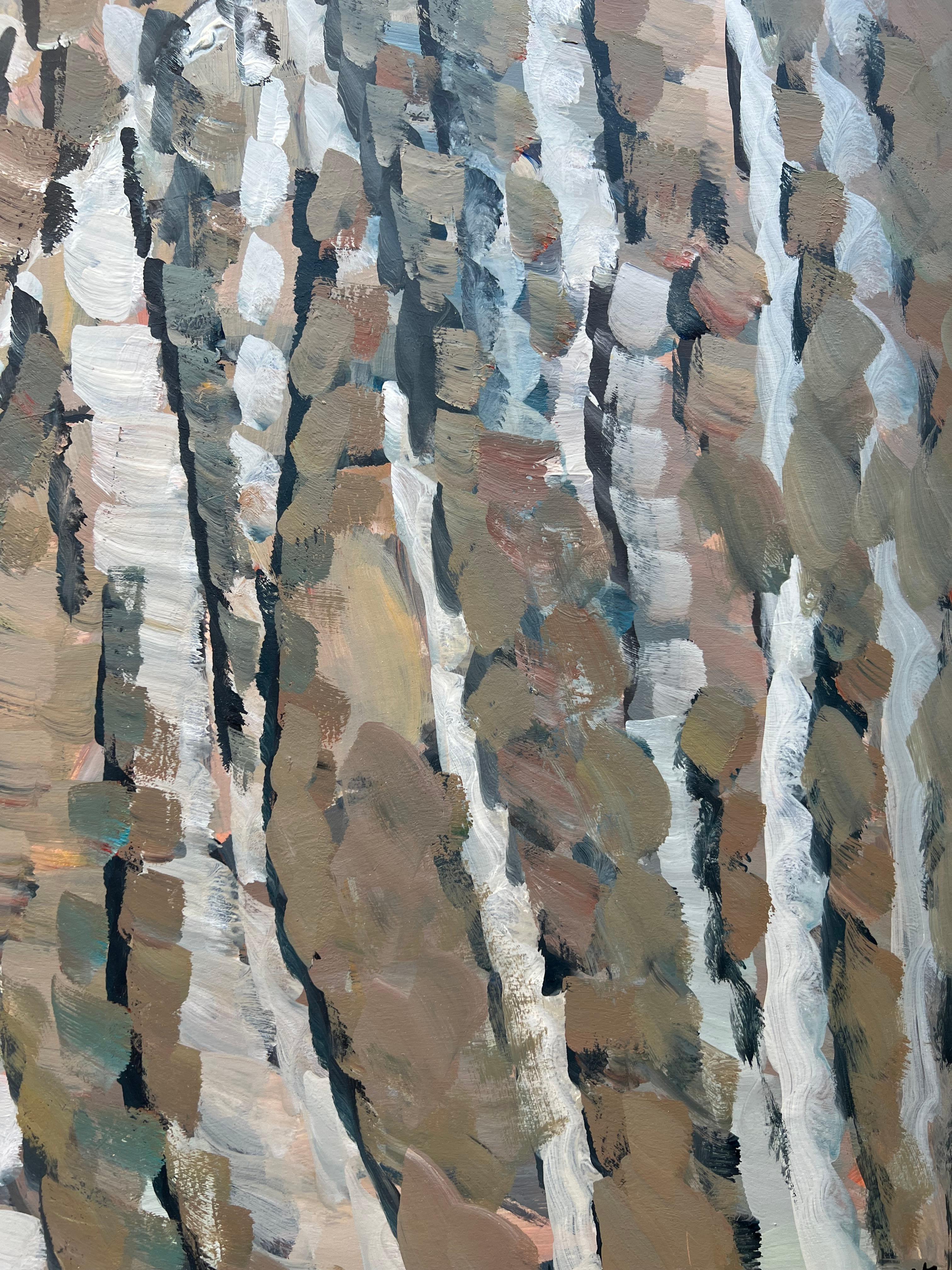 Composizione astratta, pittura a olio di Pierre Coquet in vendita 8