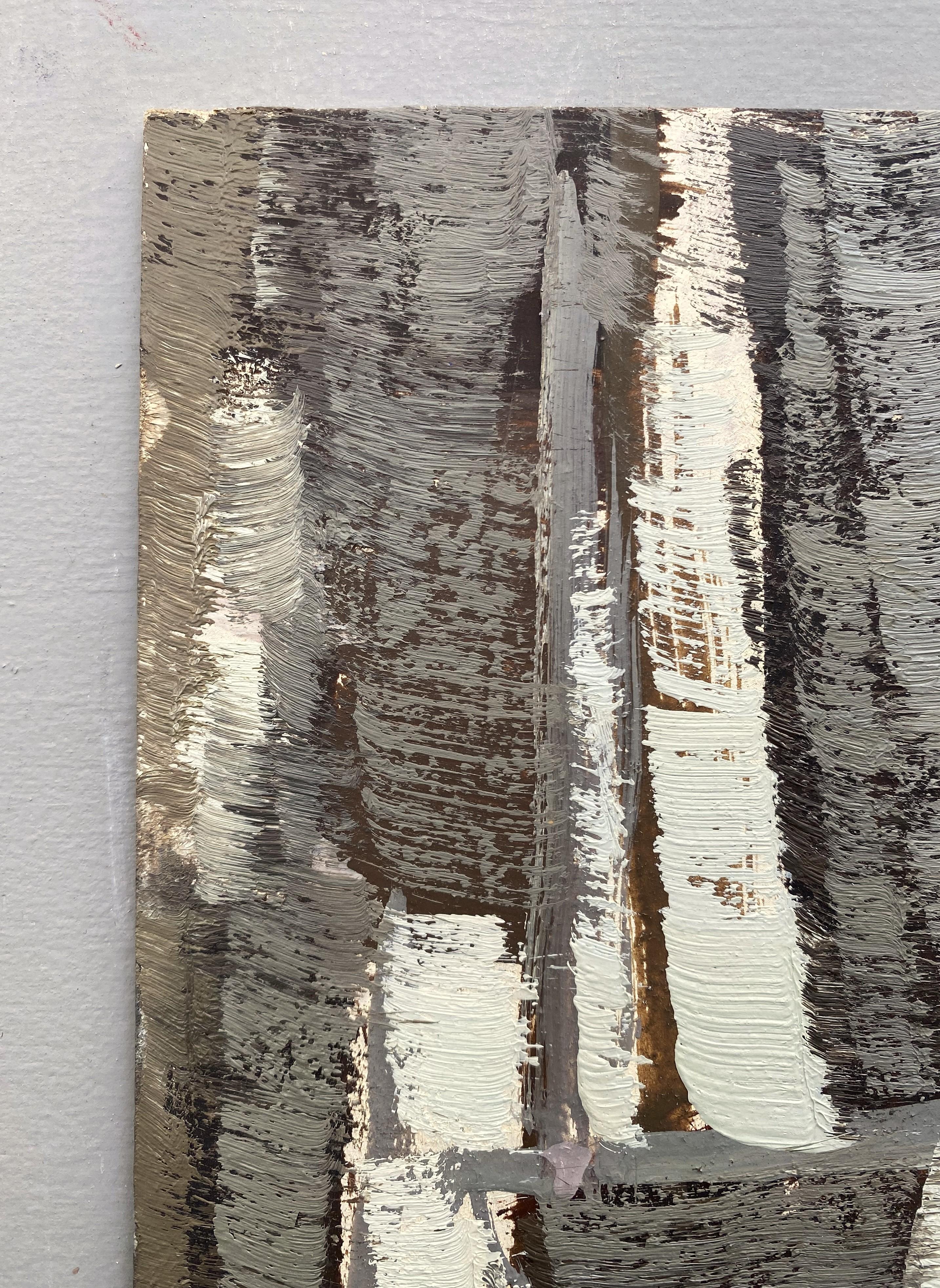 Composizione astratta - Abstract Painting Grigio di Pierre Coquet