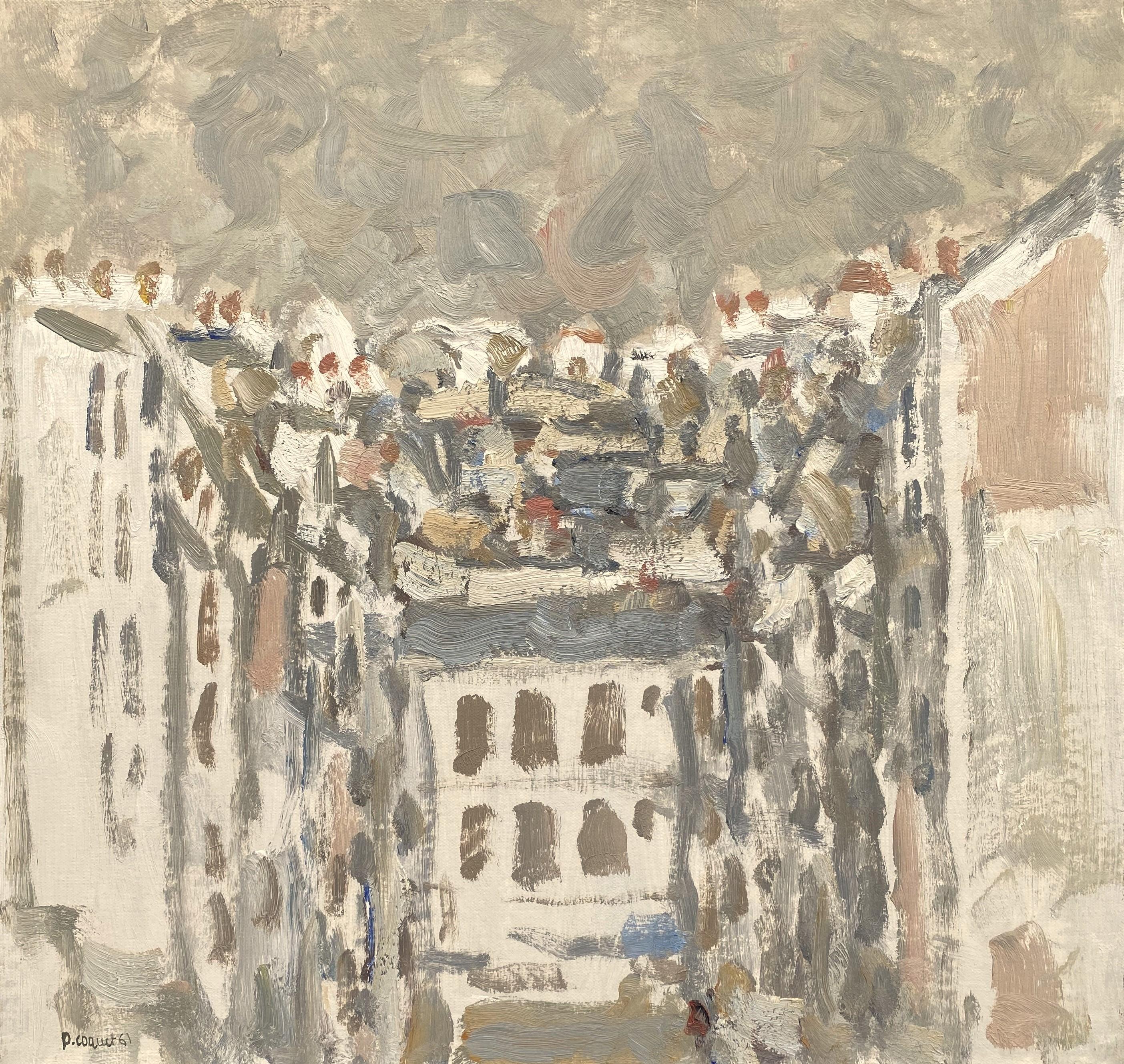 View of Paris, peinture à l'huile de Pierre Coquet en vente 5