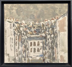 View of Paris, peinture à l'huile de Pierre Coquet