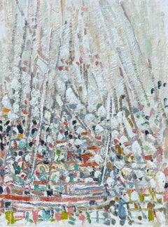 Pierre Coquet "La Royale" Boat race, Cannes (France) Oil painting