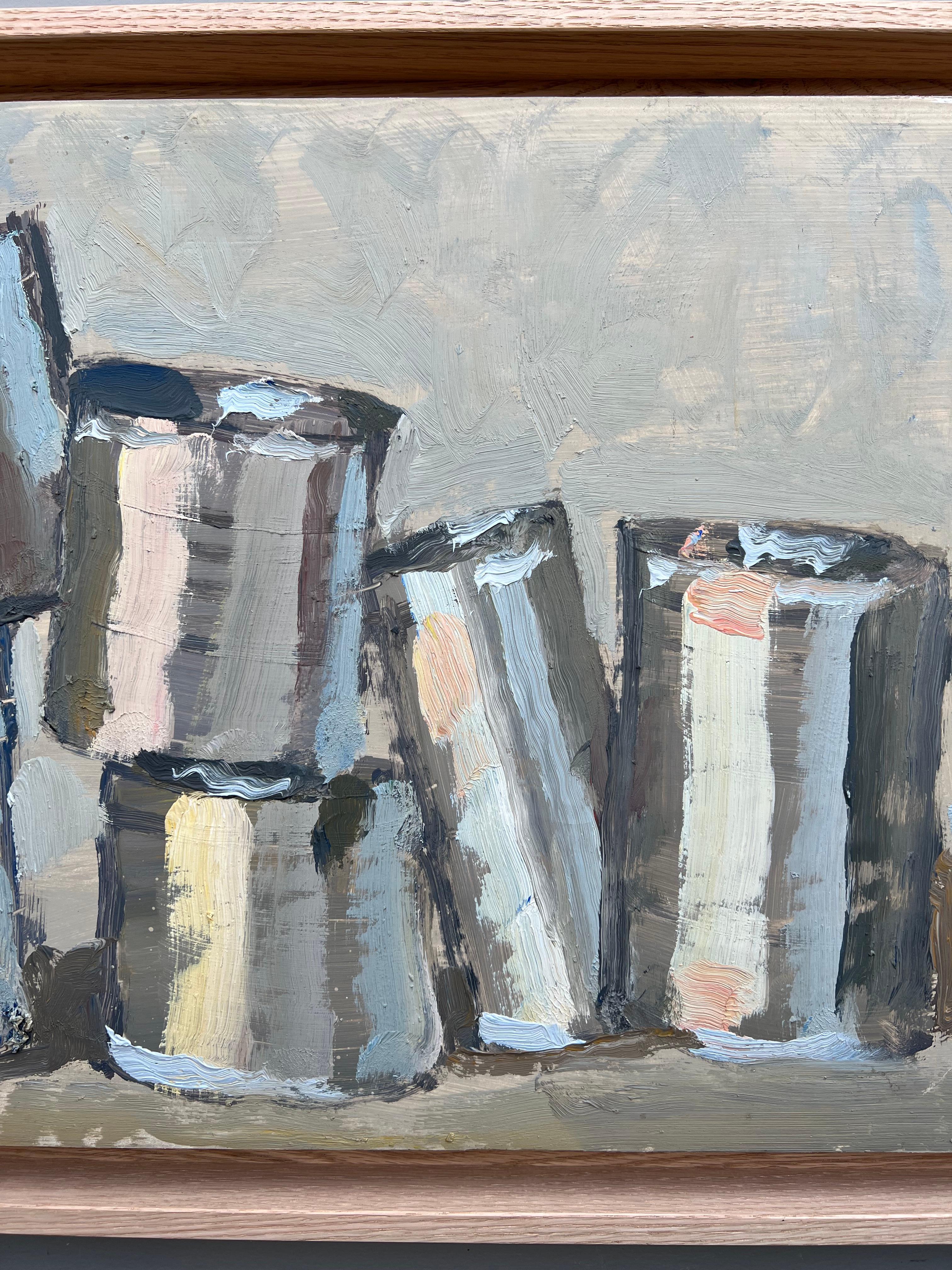 Tin cans, oil painting by Pierre Coquet For Sale 3