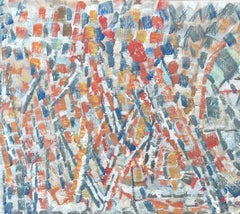 Composition abstraite - peinture originale de Pierre Coquet