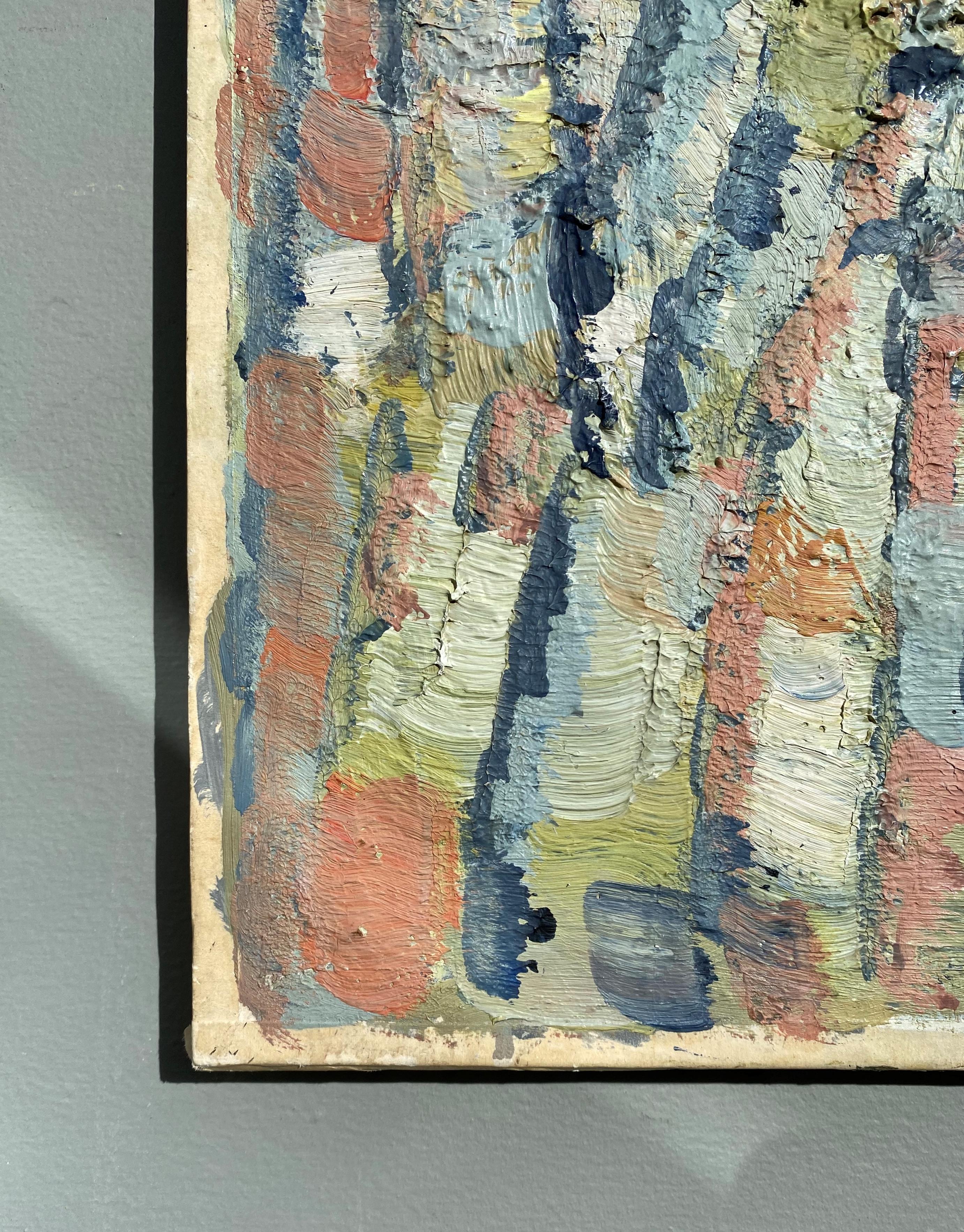 Komposition abstrait/Abstrakte Komposition (Französische Schule), Painting, von Pierre Coquet