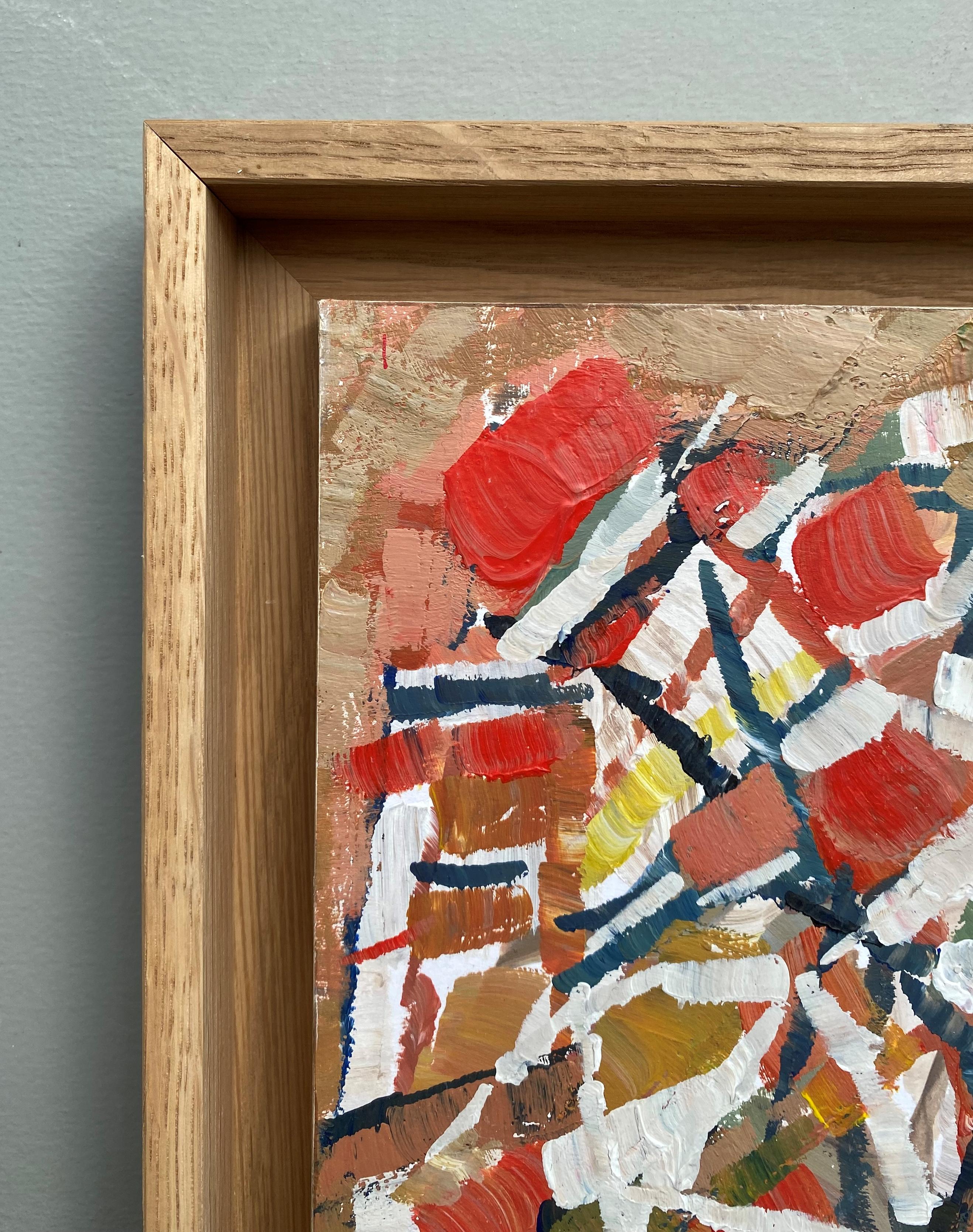 Composizione astratta, pittura a olio di Pierre Coquet in vendita 3