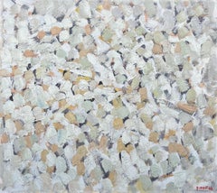 Abstract composition, oil painting by Pierre Coquet