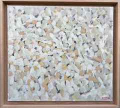 composition abstraite, peinture à l'huile de Pierre Coquet