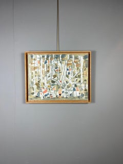 Masts in the harbor of Cannes, oil painting by Pierre Coquet