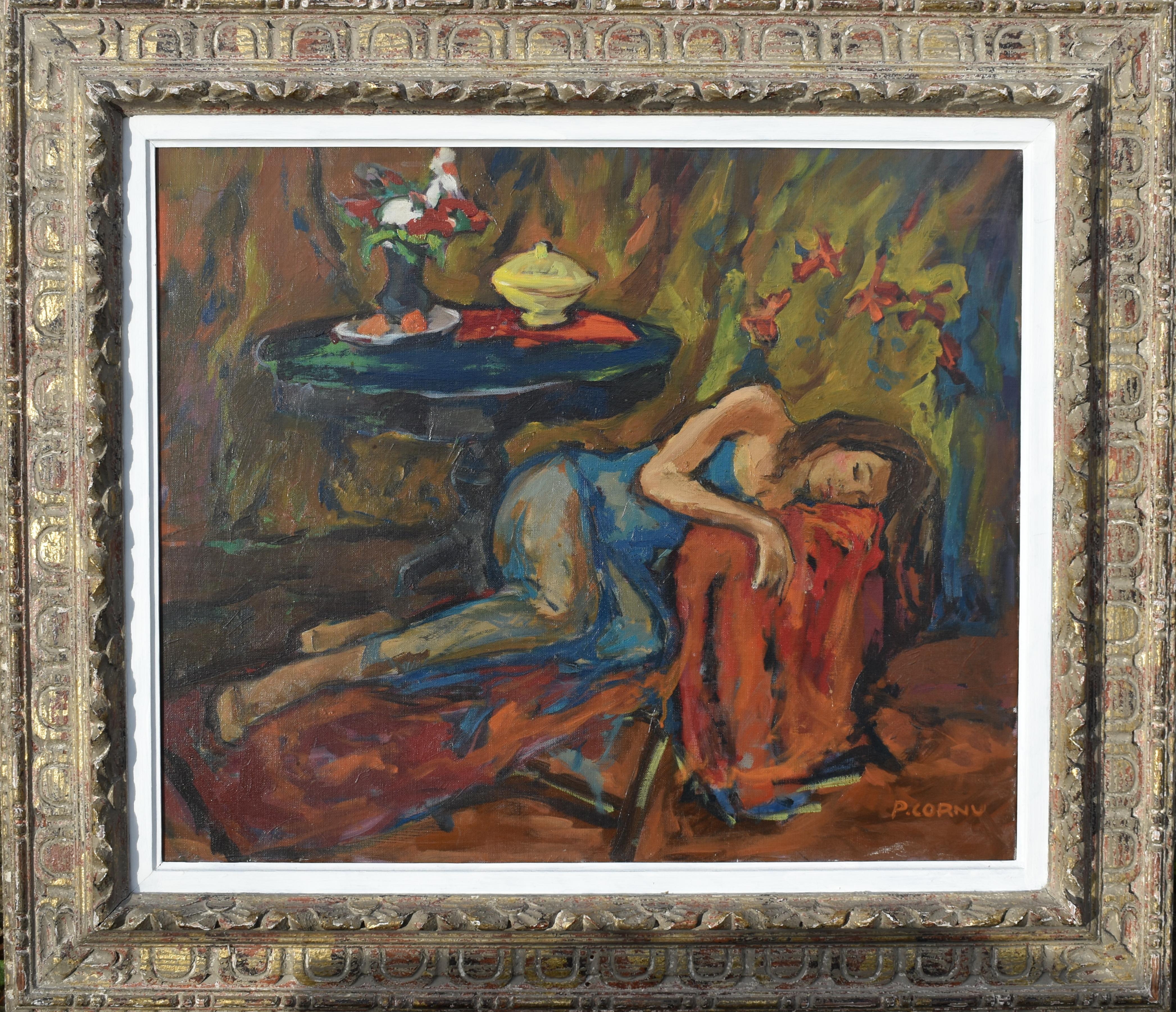 Pierre Cornu (1895-1996) Französischer Post-Impressionist Ölgemälde