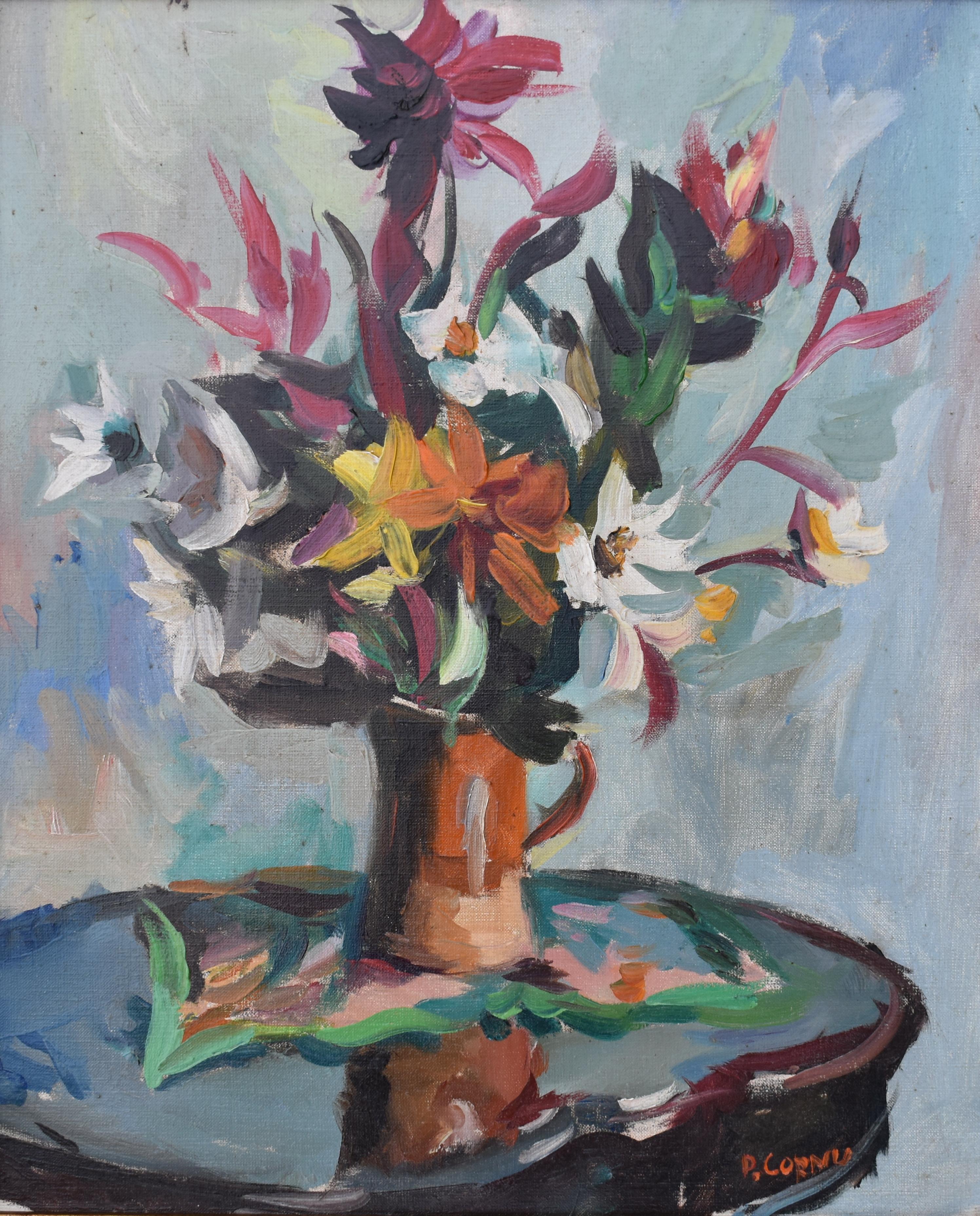 Pierre Cornu Französisch Post Impressionist Ölgemälde im Angebot 1