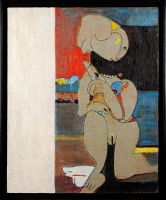 « Femme nue au collier » de Pierre Courtens, circa 1960