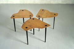 Pierre Cruège, "Partroy" Free-Form Tables, France, 1950