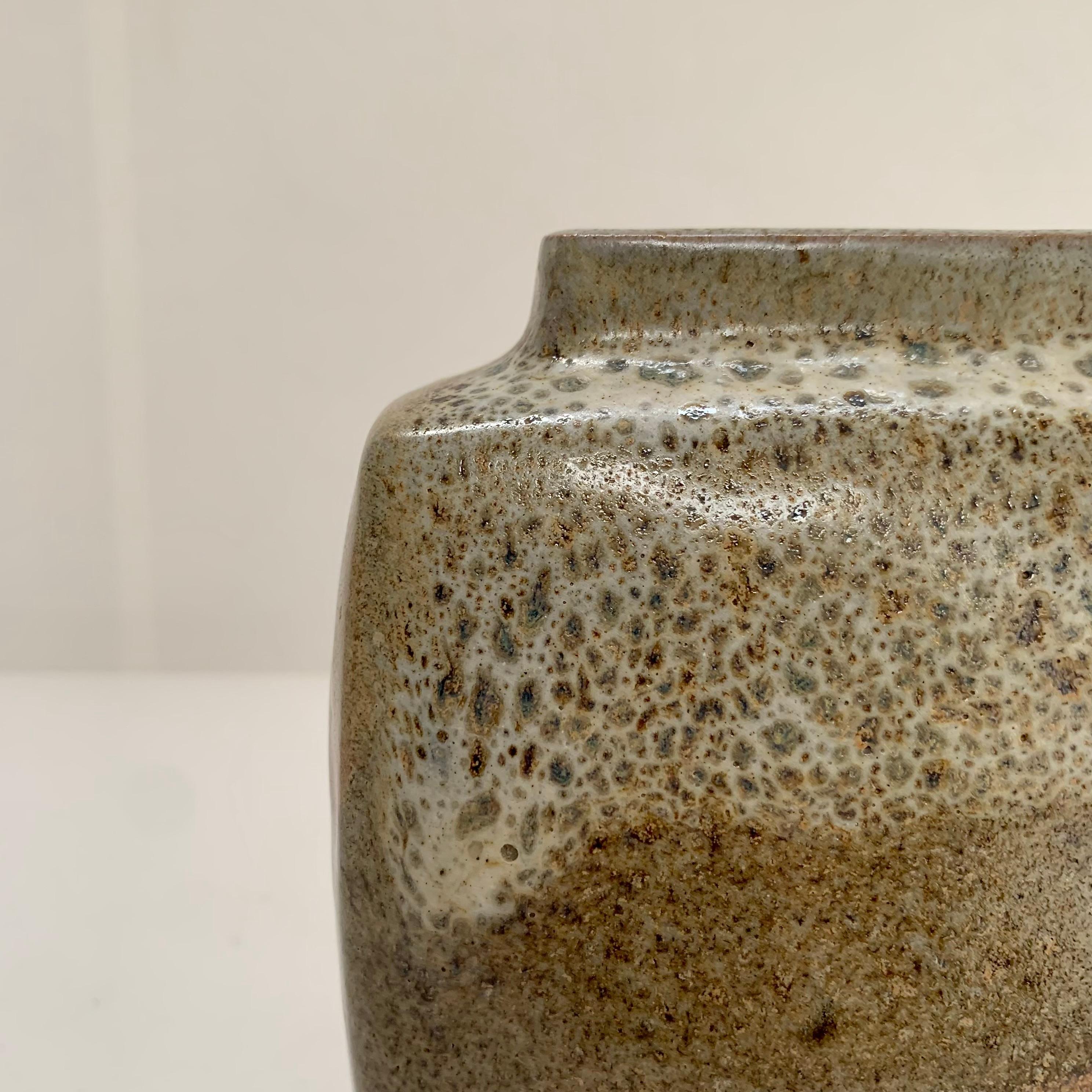 Vase en céramique de Pierre Culot Citroen, vers 1970, Belgique. en vente 2