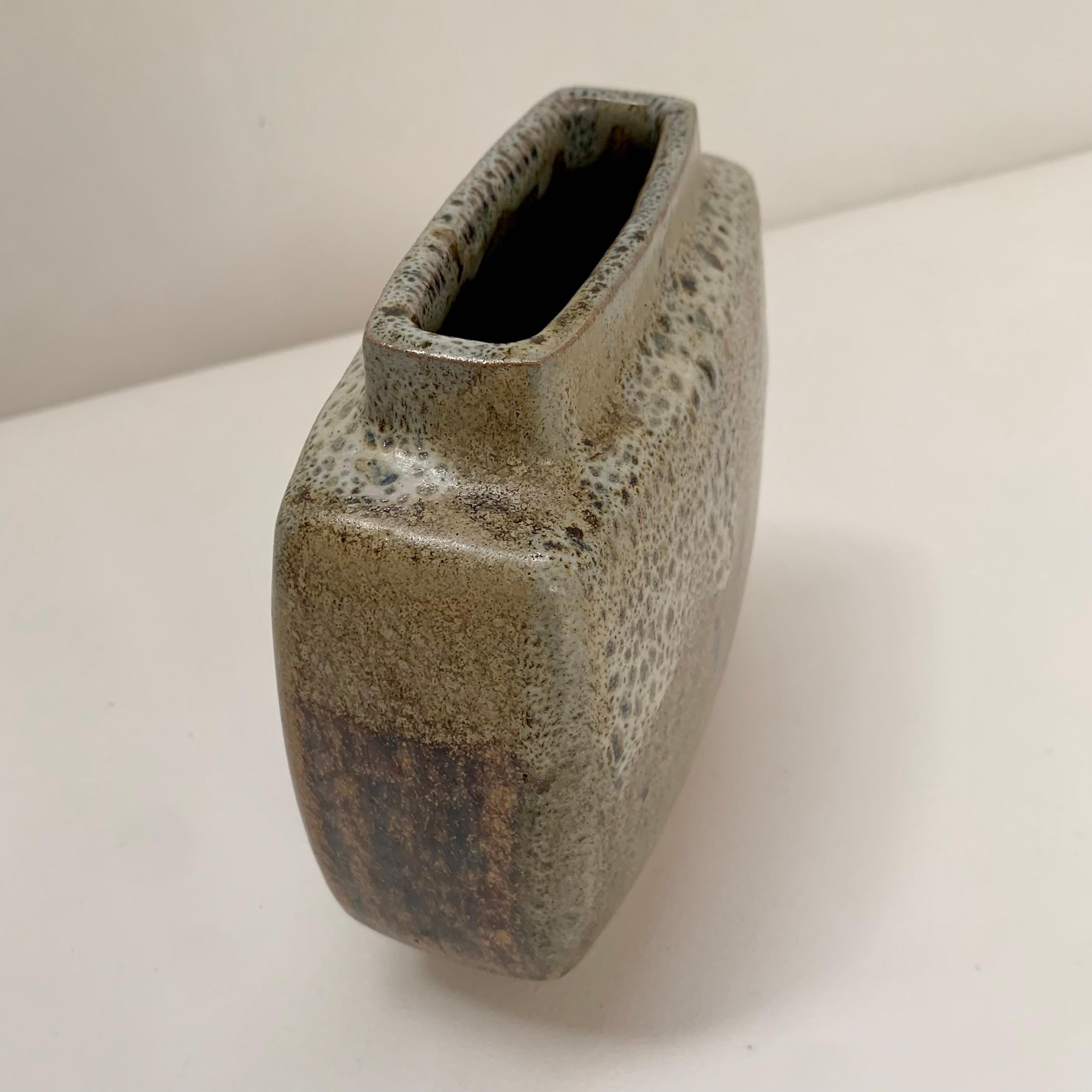 Vase en céramique de Pierre Culot Citroen, vers 1970, Belgique. en vente 5