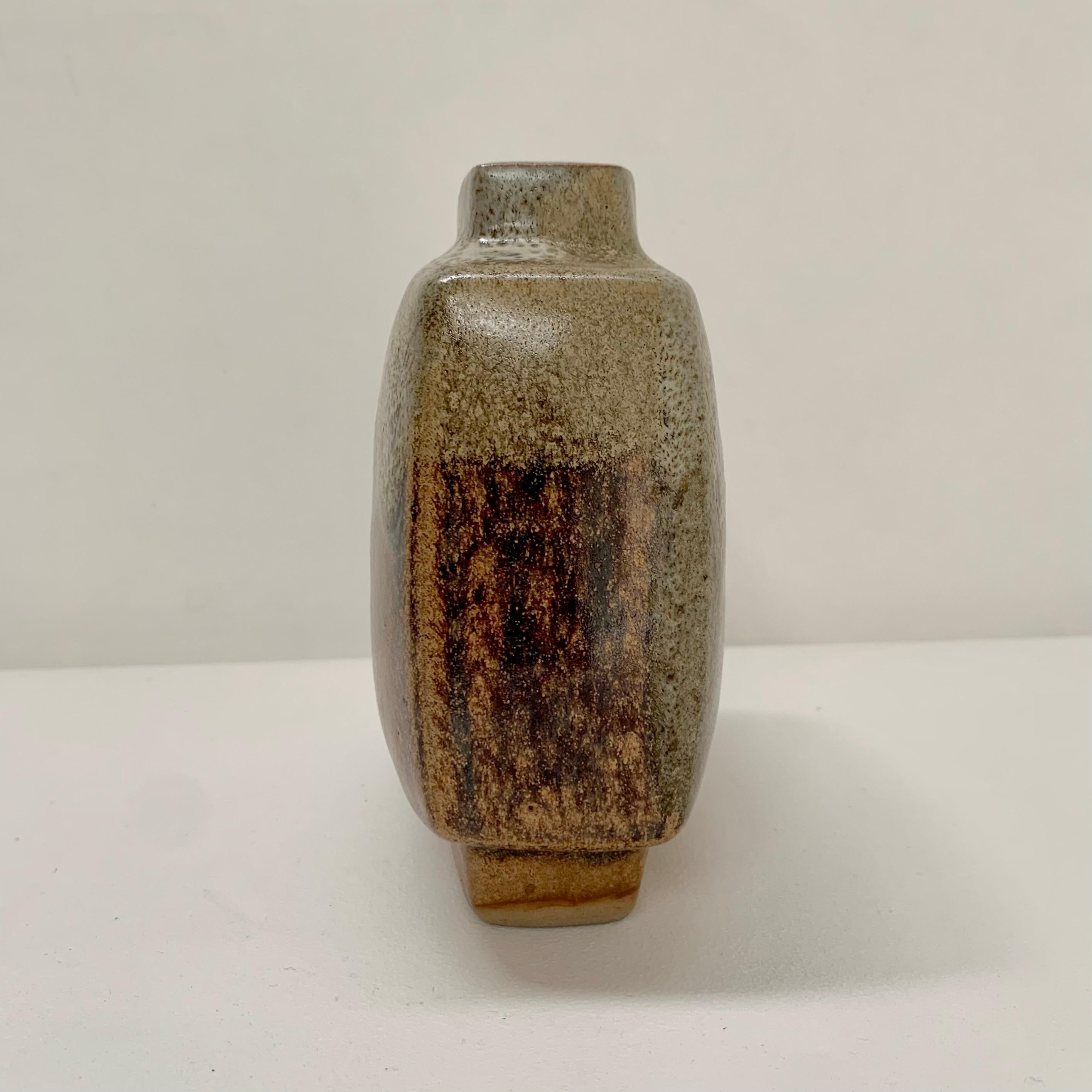 Émaillé Vase en céramique de Pierre Culot Citroen, vers 1970, Belgique. en vente