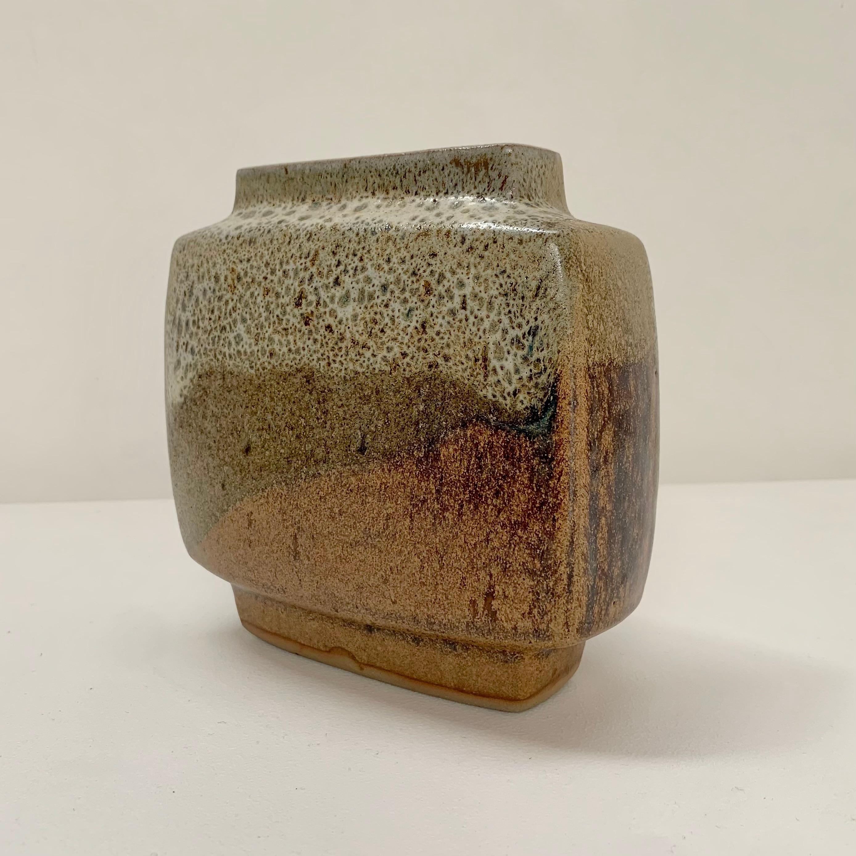 Vase en céramique de Pierre Culot Citroen, vers 1970, Belgique. Bon état - En vente à Brussels, BE