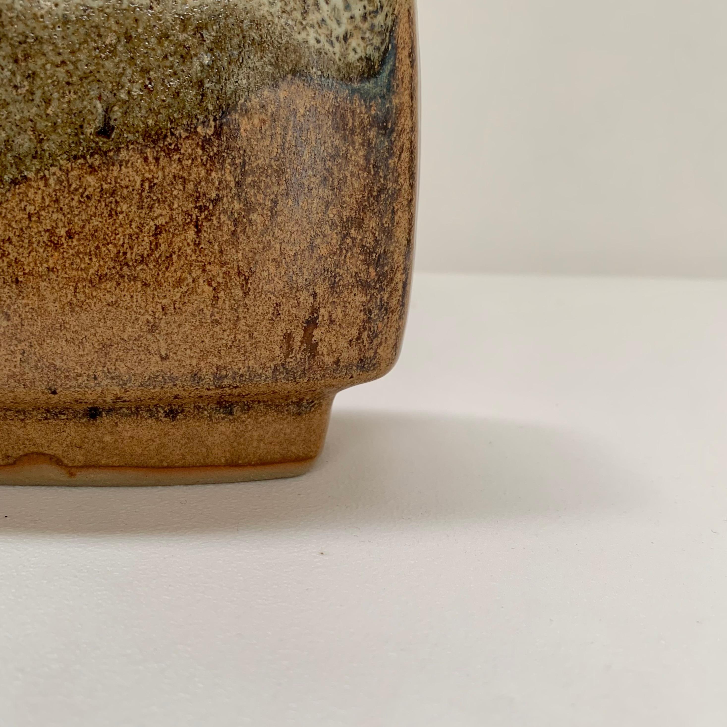 Vase en céramique de Pierre Culot Citroen, vers 1970, Belgique. en vente 1