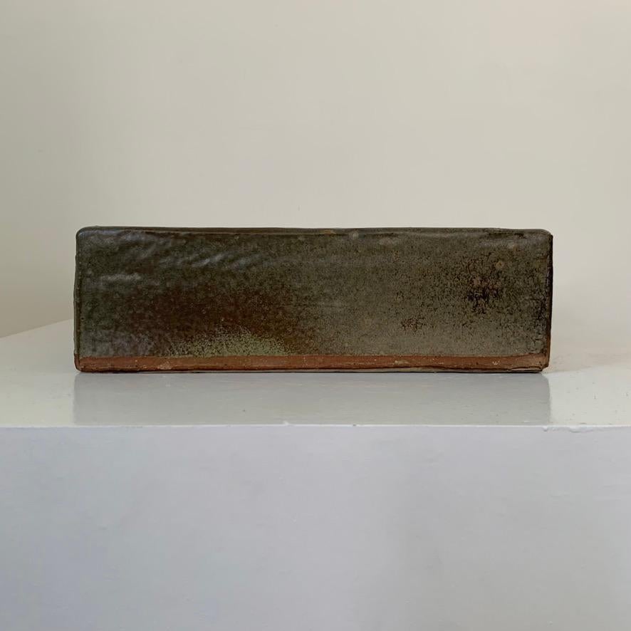 Pierre Culot Große Keramik mit Stempel, um 1960, Belgien. (Mitte des 20. Jahrhunderts) im Angebot