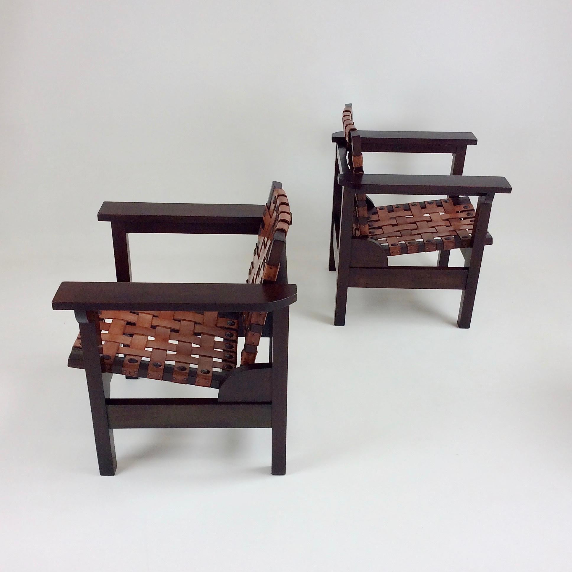 Pierre Dariel Pair of Hendaye Armchairs, circa 1925, France 5