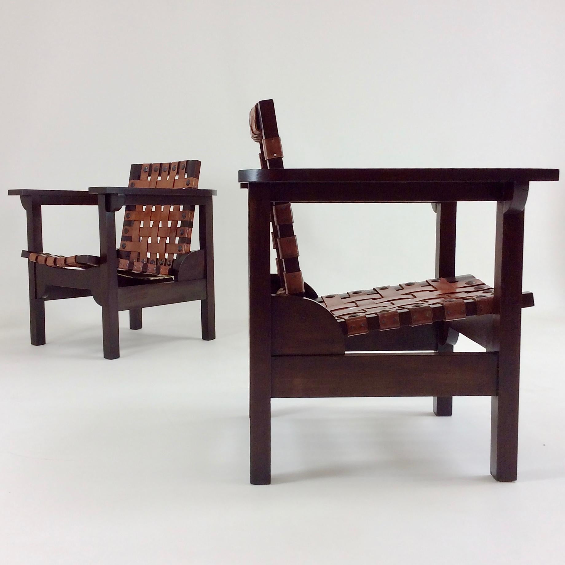 Pierre Dariel Pair of Hendaye Armchairs, circa 1925, France 6