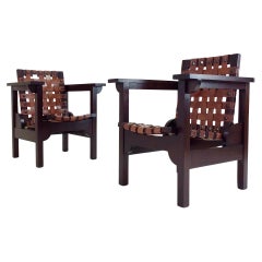 Pierre Dariel Pair of Hendaye Armchairs, circa 1925, France