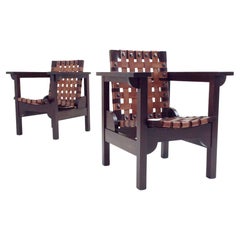 Paire de fauteuils Hendaye de Pierre Dariel, datant d'environ 1925, France