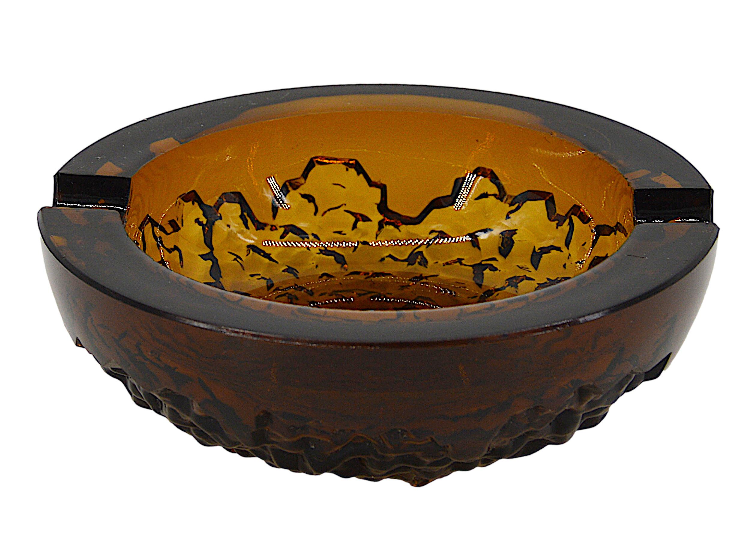 Français Pierre d'Avesn at Verlys Art Deco Ashtray, Late 1930s en vente