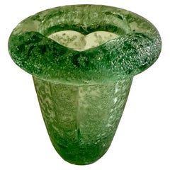 Pierre D'AVESN für Daum Art Deco Vase aus mattiertem Granit, Pierre D'AVESN, um 1935