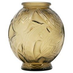 Pierre D'Avesn French Art Deco Flower Vase, 1920