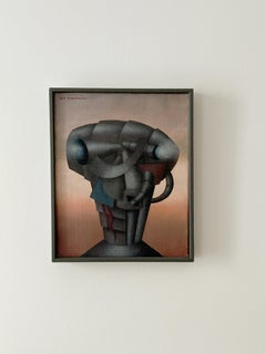 Homme d'armes, 1968, oil on canvas