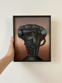 Homme d'armes, 1968, oil on canvas