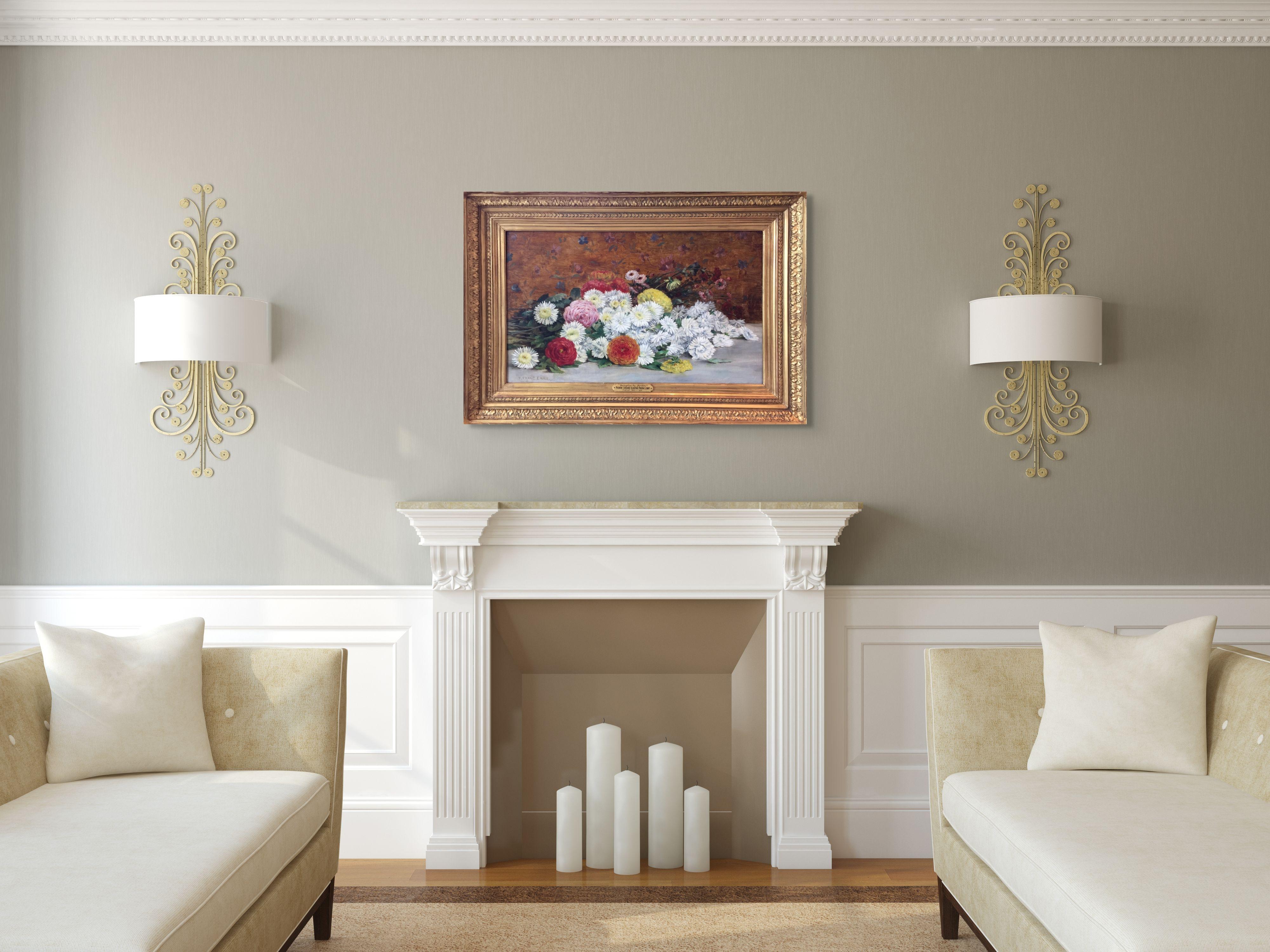 Le bouquet fraîchement cueilli - Painting de Pierre Désiré Eugène FrancLamy