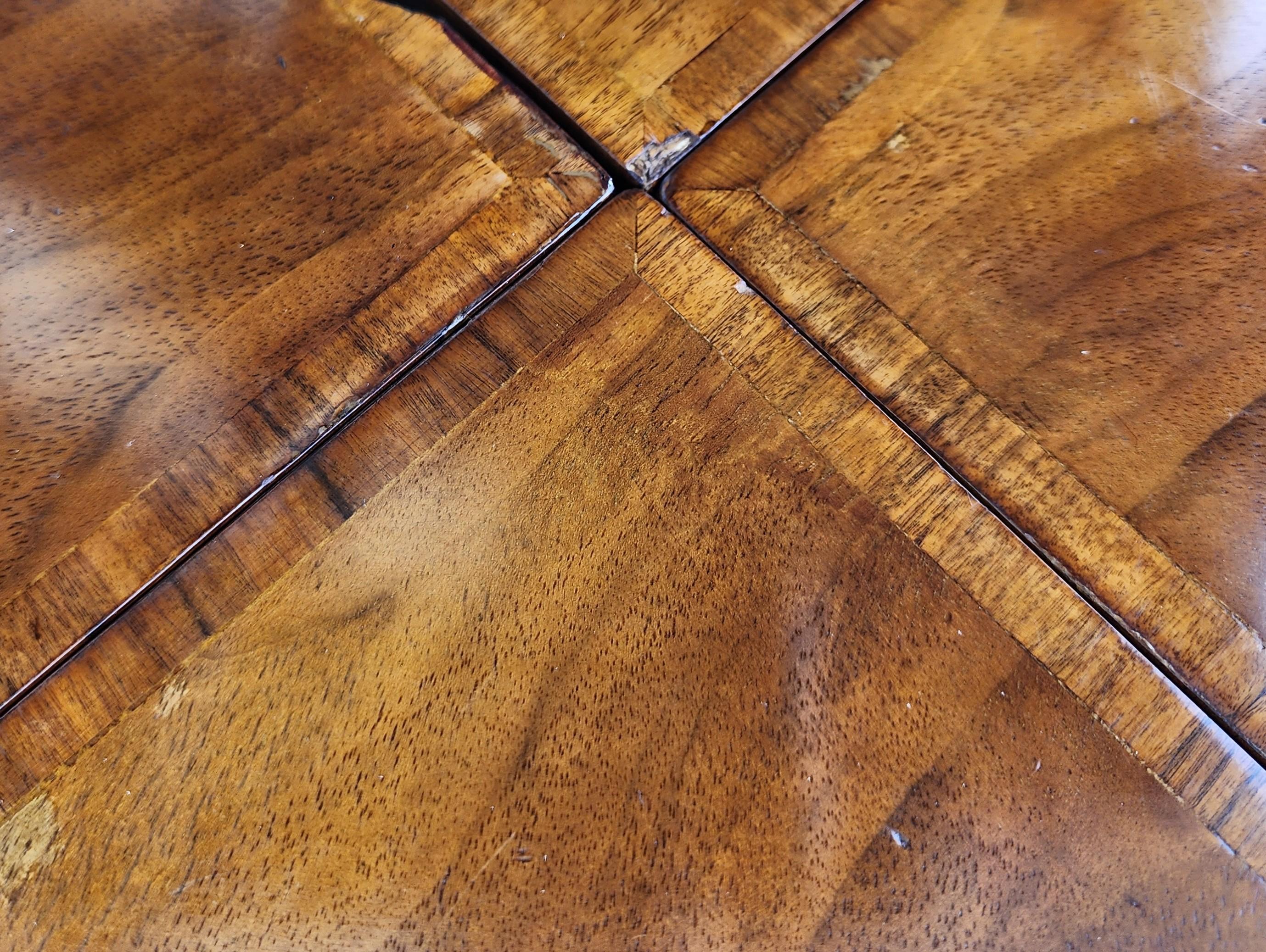Pierre Deux Game Table Flip Top Leather For Sale 10