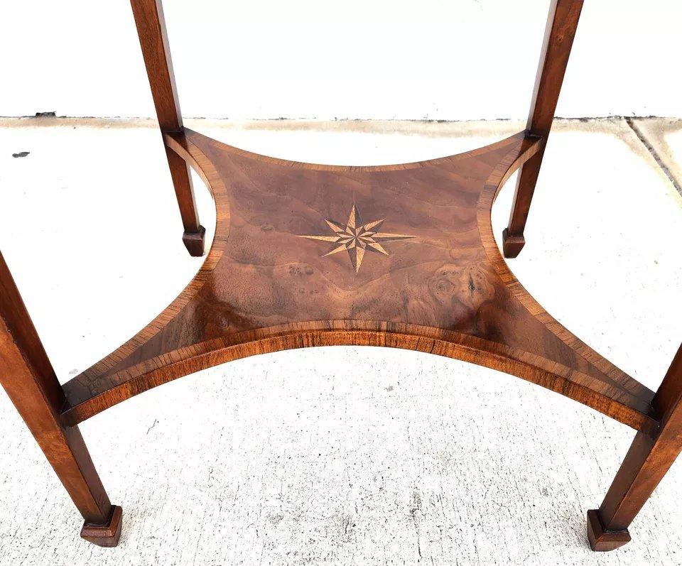 Pierre Deux Game Table Flip Top Leather For Sale 3