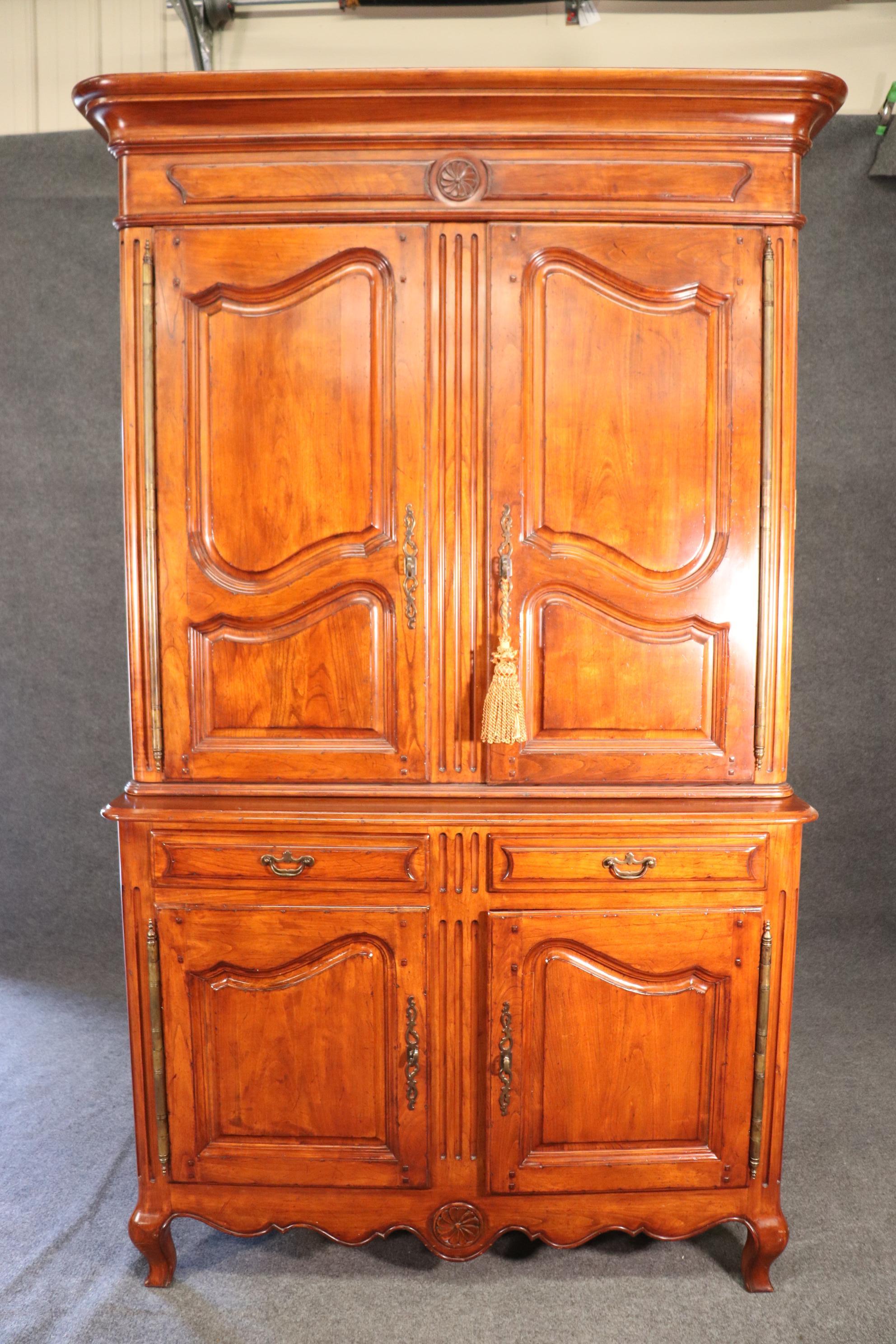 solid cherry wood armoire