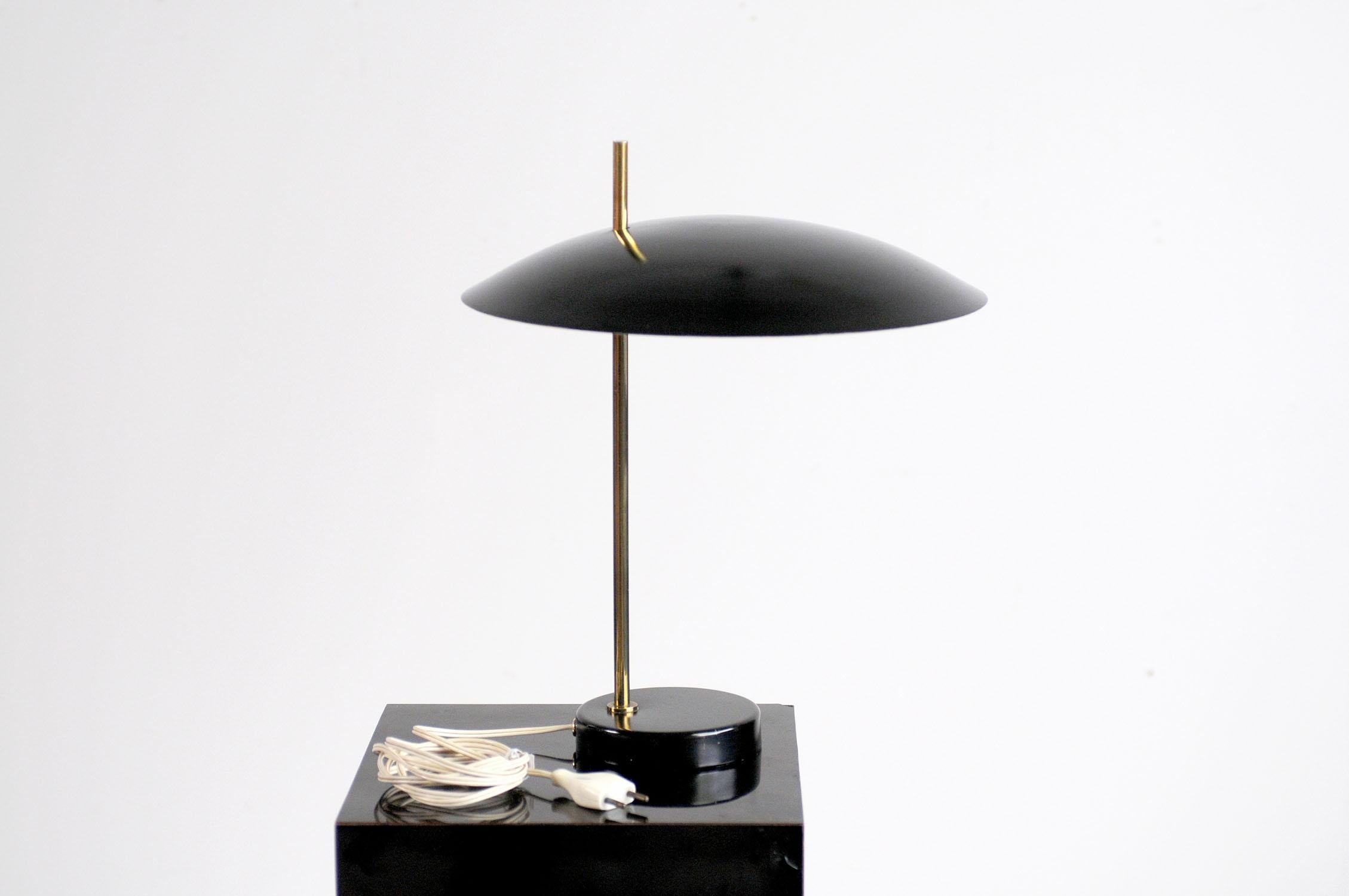 Metal Pierre Disderot, Lamp Model 1013, Old Edition Disderot, France, 1955