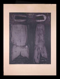Abstract Composition - Etching by Pierre Dmitrienko - 1960s