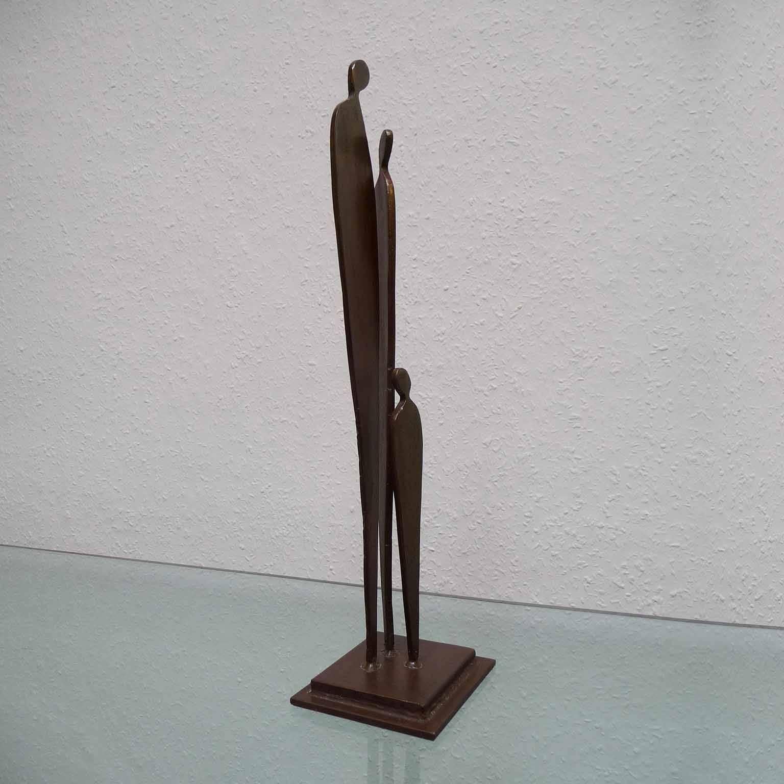 Pierre Donna Patinated Metal Contemporary Sculpture (Moderne)