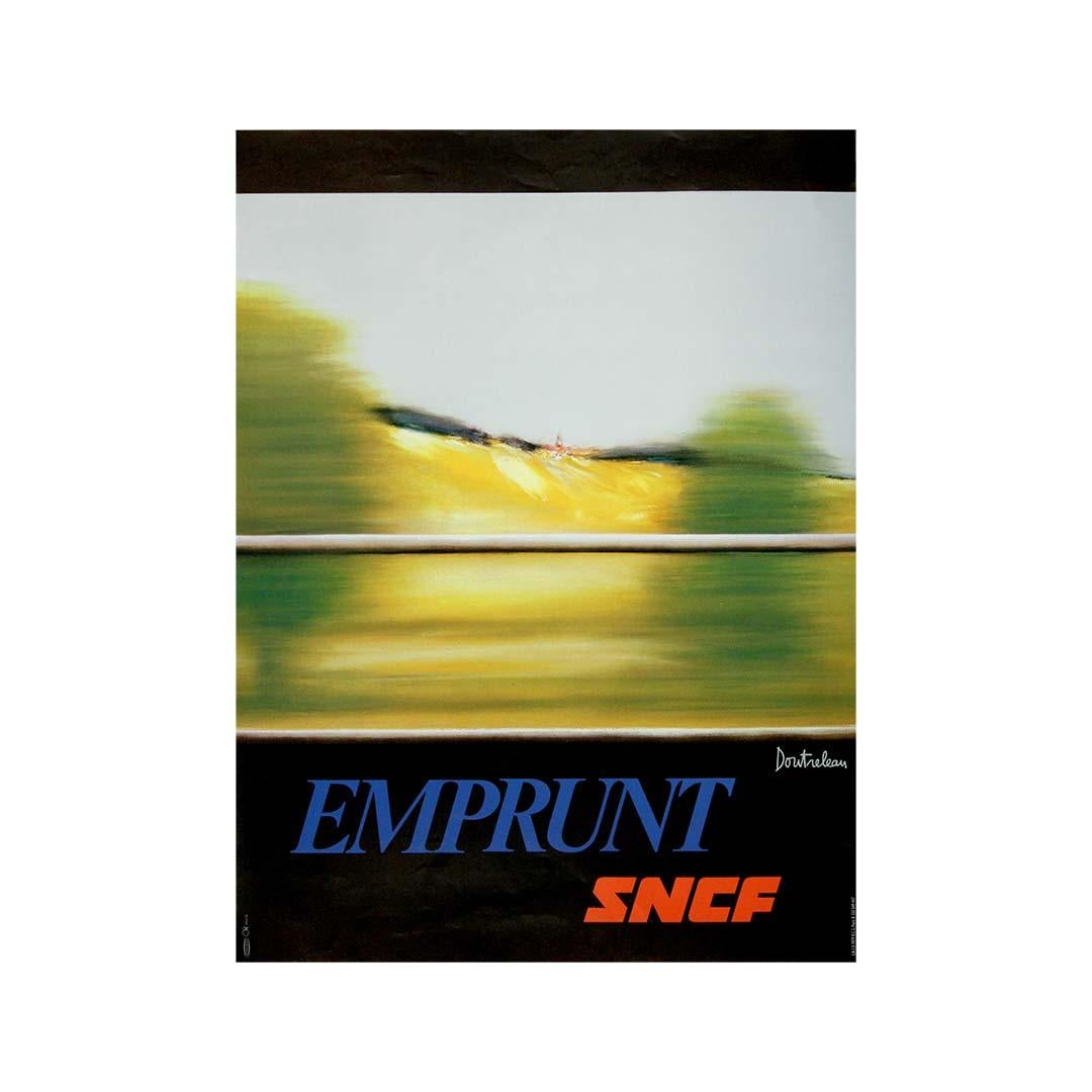 1979 Emprunt SNCF Plakat von Doutreleau im Angebot 2