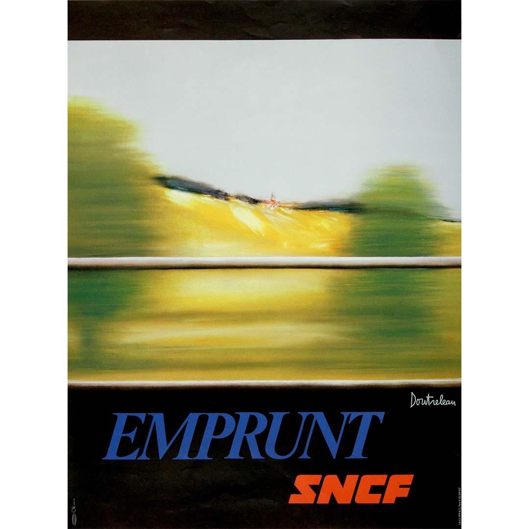1979 Emprunt SNCF Plakat von Doutreleau – Print von Pierre Doutreleau