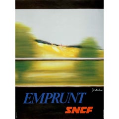 Vintage 1979 Emprunt SNCF poster by Doutreleau
