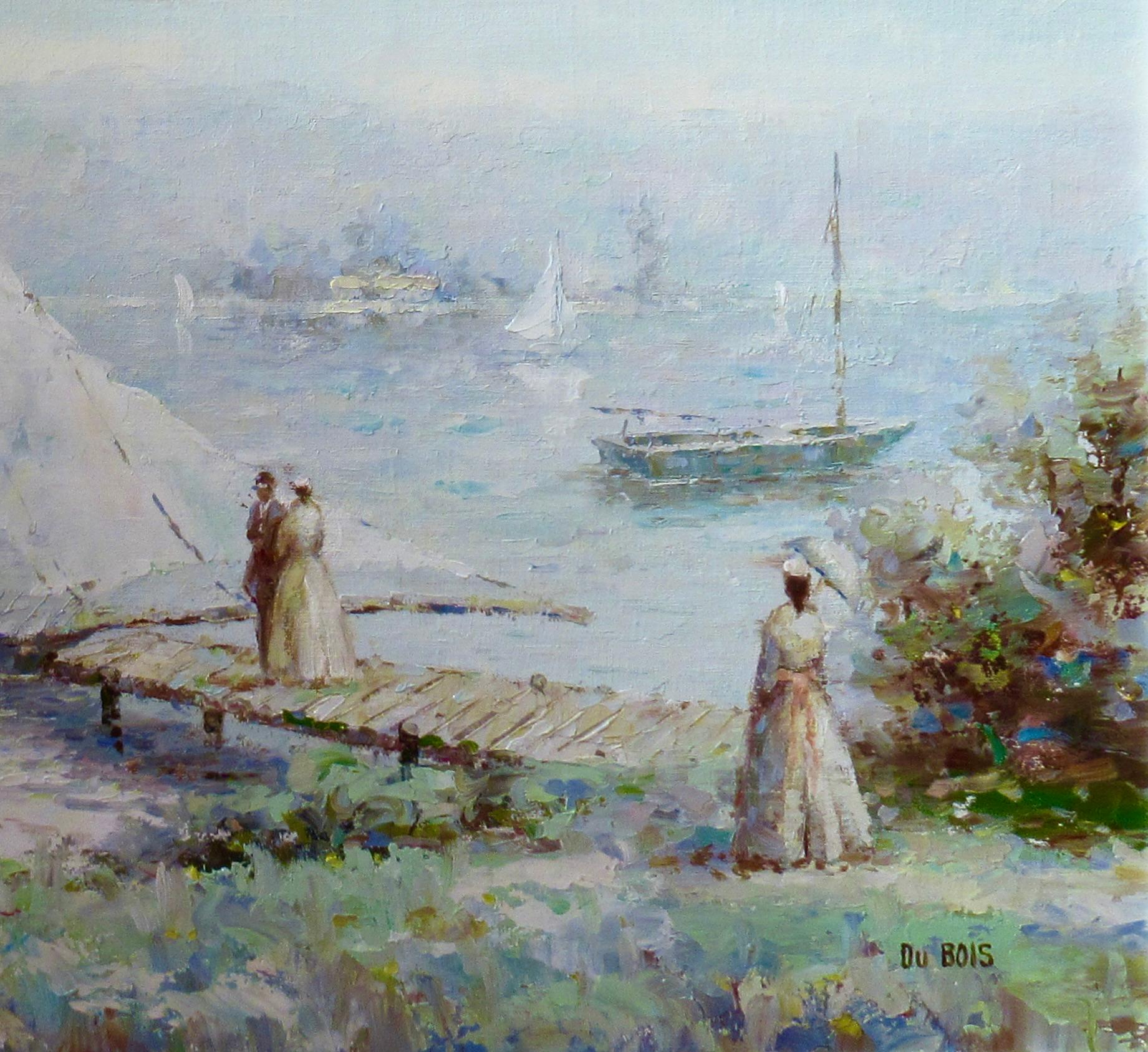 Sailing  - Impressionist Painting by PIerre Du Bois