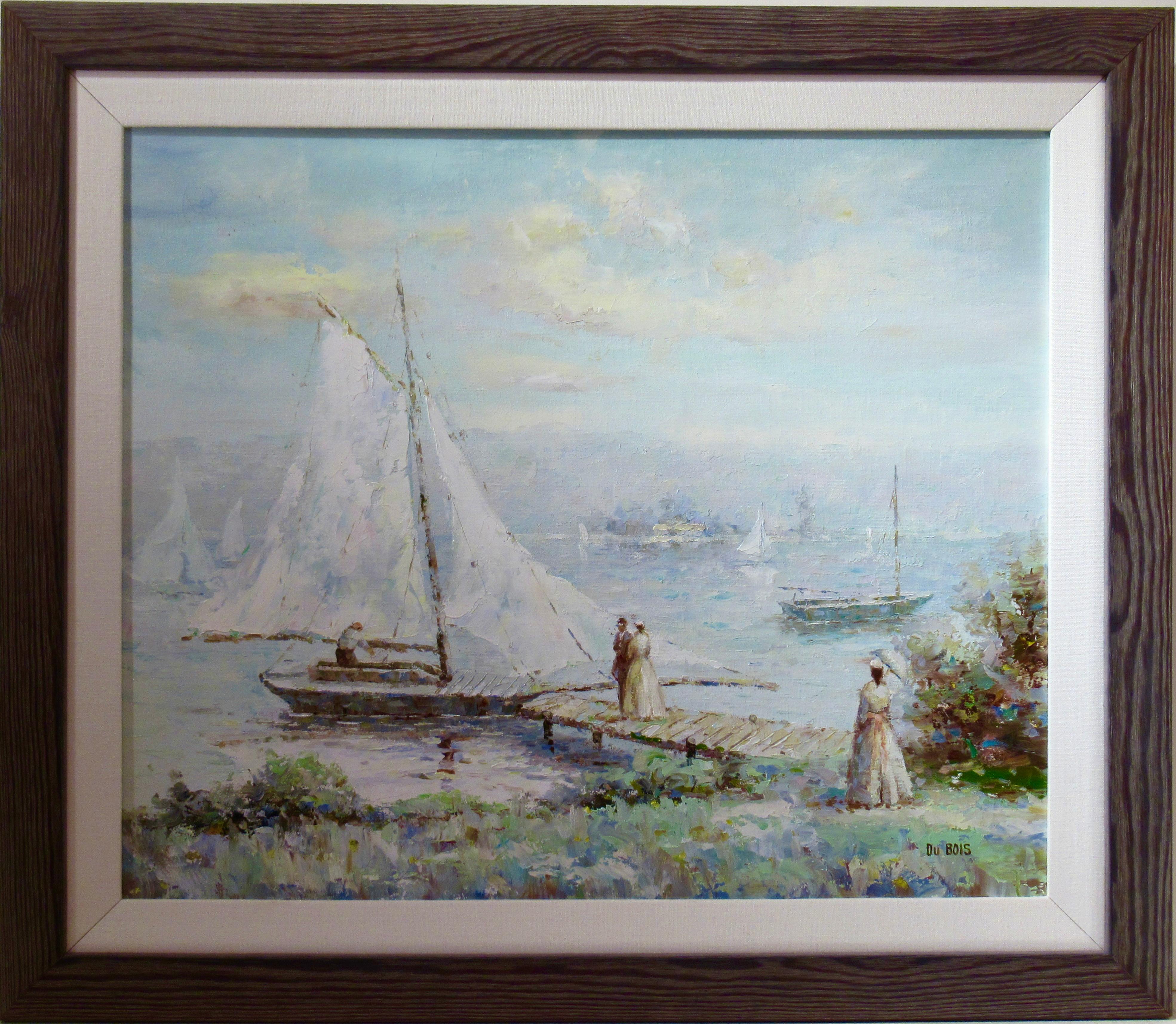 PIerre Du Bois Landscape Painting - Sailing 