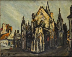 Pierre Dumont "Cathedral" 1910-1919 Oil on Canvas Fauvisme École de Rouen