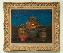 Pierre Dumont "Still Life" Oil on Canvas, 1910-1919 Fauvisme École Rouen