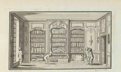 In The Hall - Gravure de Pierre-Edmé Babel - 1771