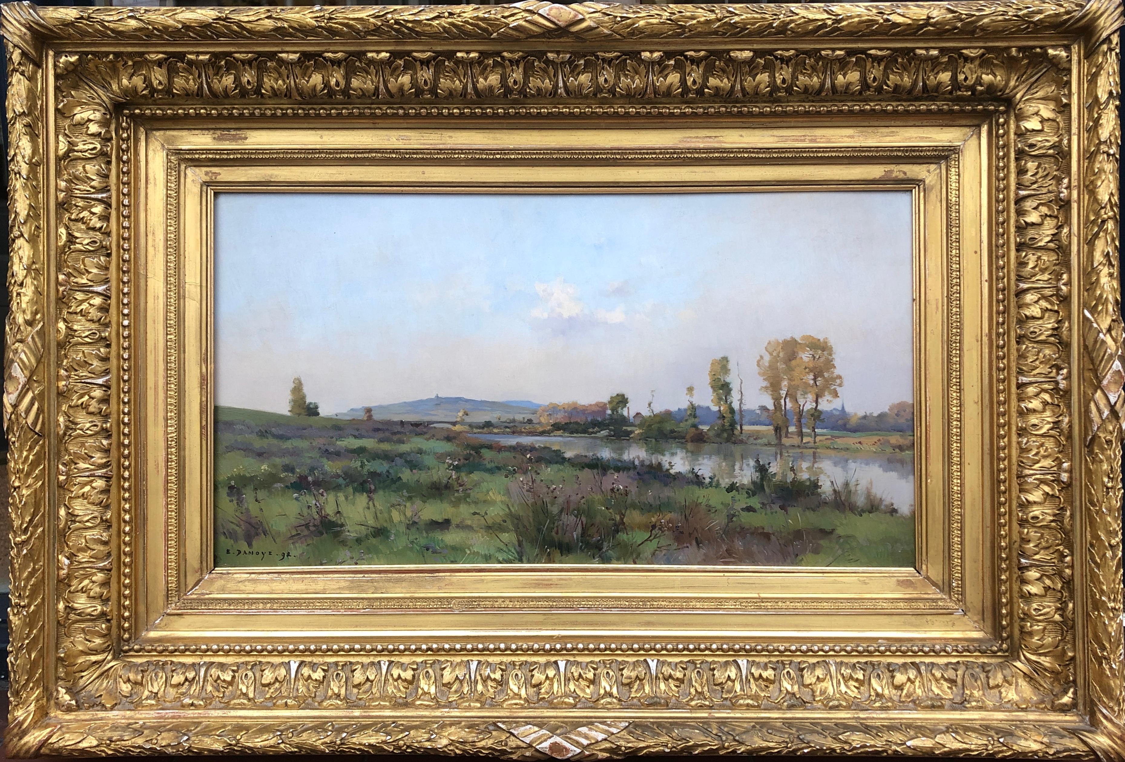 Pierre Emmanuel Damoye Landscape Painting - 19th Century French Impressionist Landscape